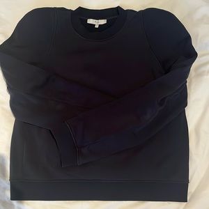 Tibi sculpted shoulder sweatshirt